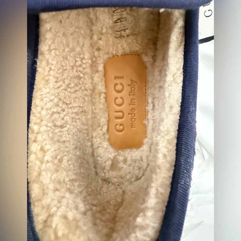 Gucci Fria Wool Loafers